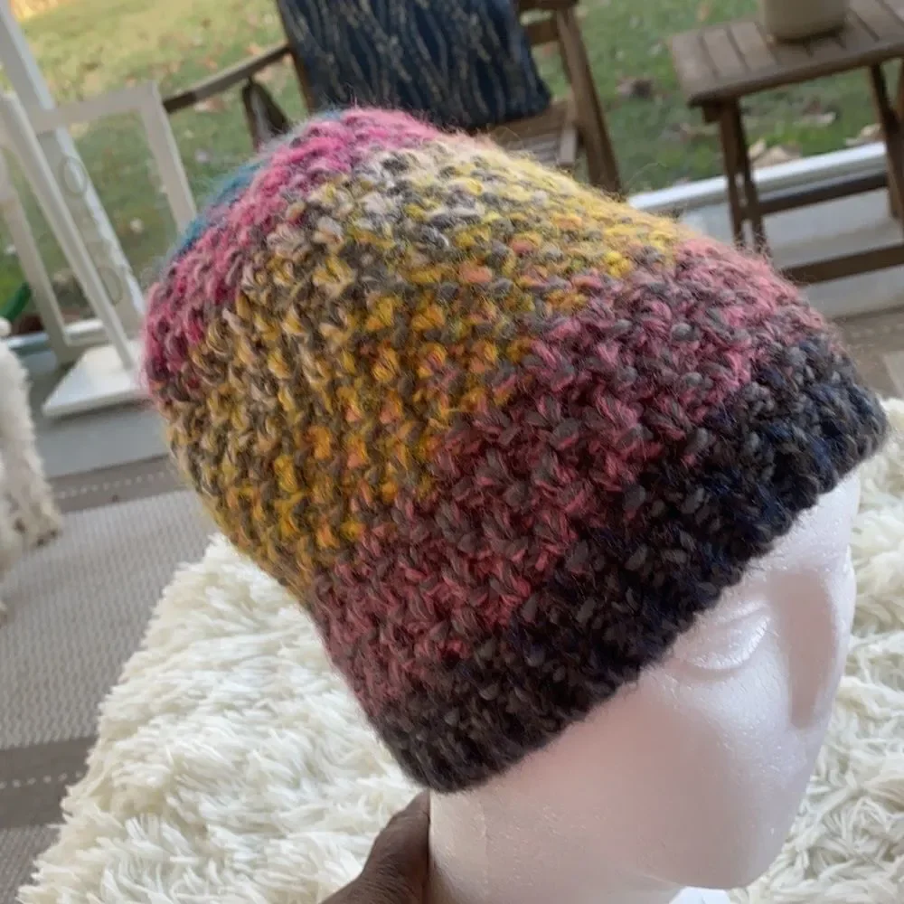 Handmade Knit Hat & Infinity Scarf Set - Picture 2 of 6